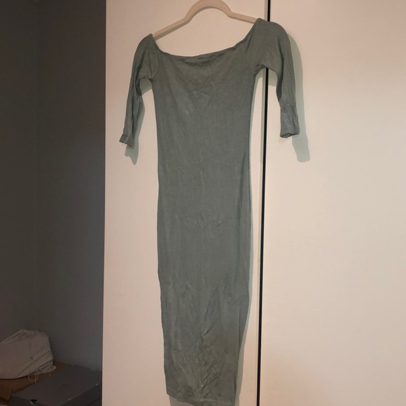 Fashion Nova Sage Bodycon Dress - Picture 8 of 11